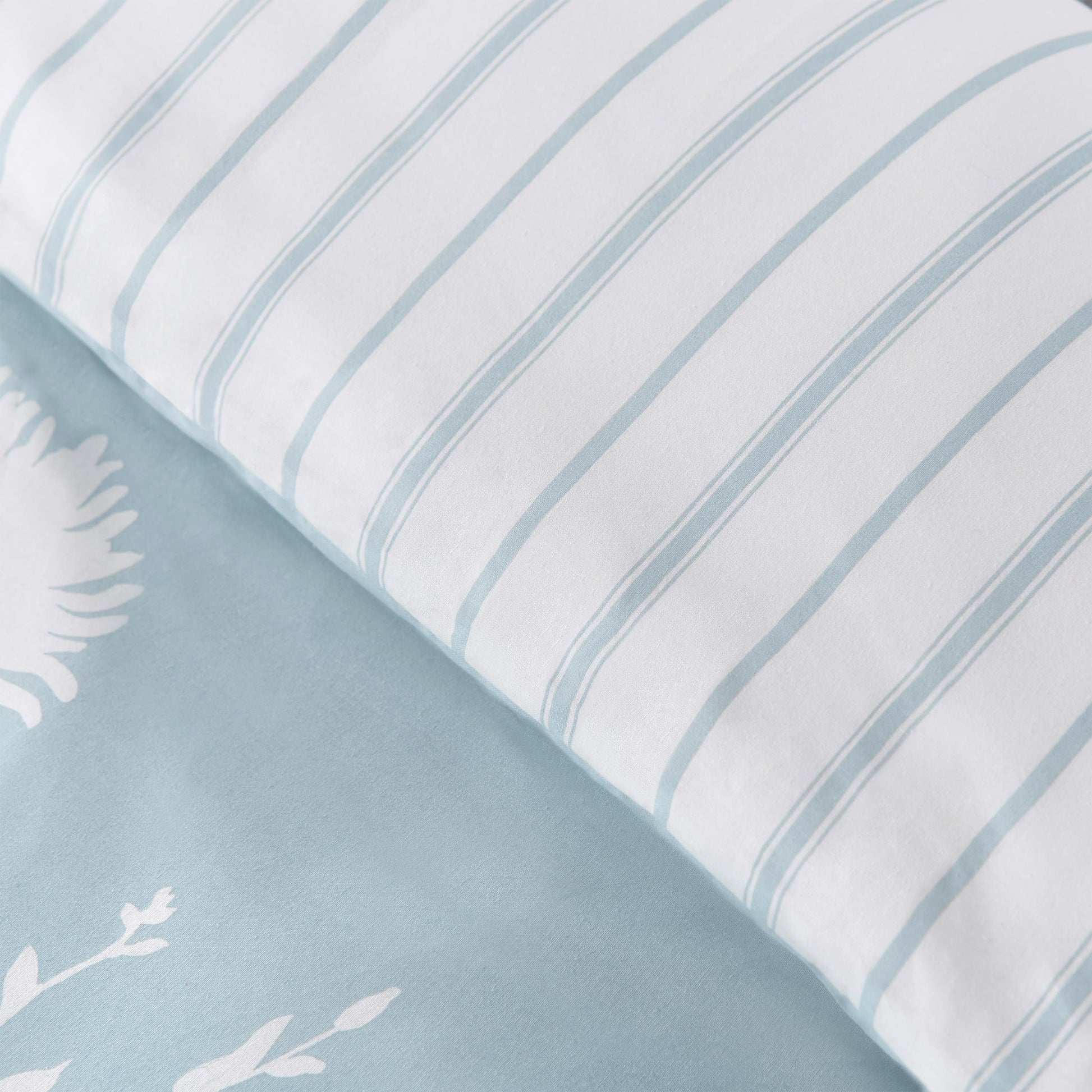 Catherine Lansfield Meadowsweet Floral Reversible Duvet Cover Set with Pillowcase - Comfort Style