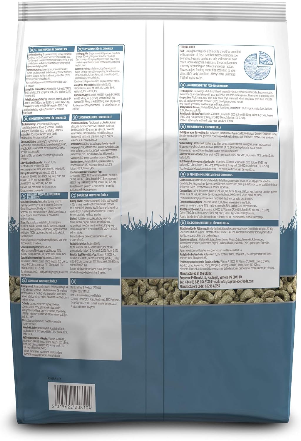 Supreme Science Selective Chinchilla Food 1.5kg