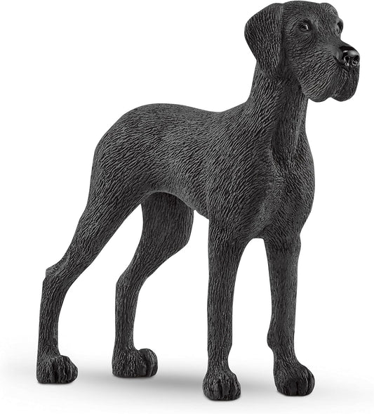 SCHLEICH 13962 Great Dane Farm World Toy Figurine for children aged 3-8 Years, Black