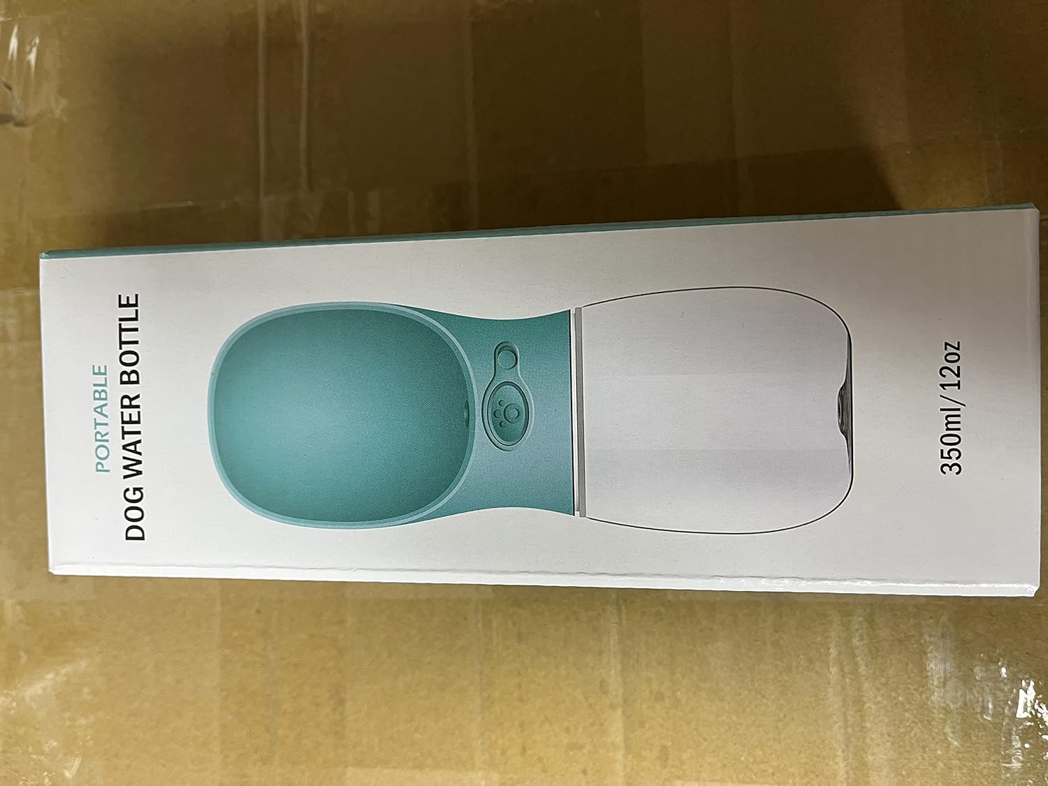 COTOP Portable Dog Water Bottle, 350/550ml Dog Walking Travel Bottle Puppy Water Leak Proof Drinking Dispenser Food Grade Dog Hot Water Drink Bottle, Pet Outdoor Drinking Cup Dog Gift