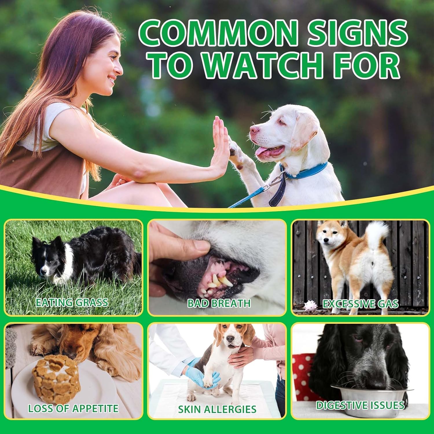 Probiotics for Dogs, 120 Chews Dog Probiotics Supplements - Supports Gut & Digestive Health, Immune Function, Sensitive Tums, Scooting, For All Dogs