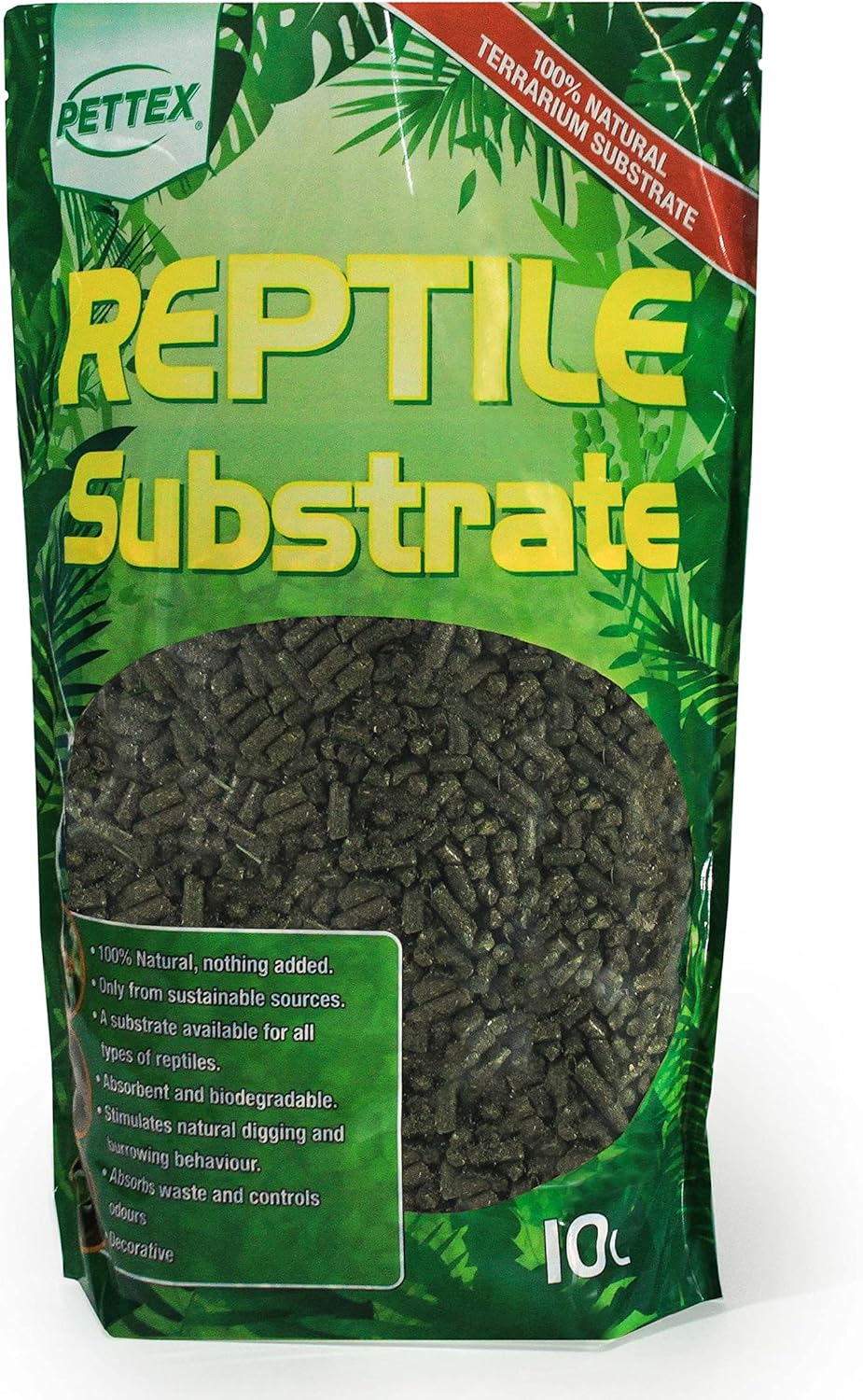 Pettex Reptile Substrate Tortoise Soil Bedding, 10 L - Comfort Style