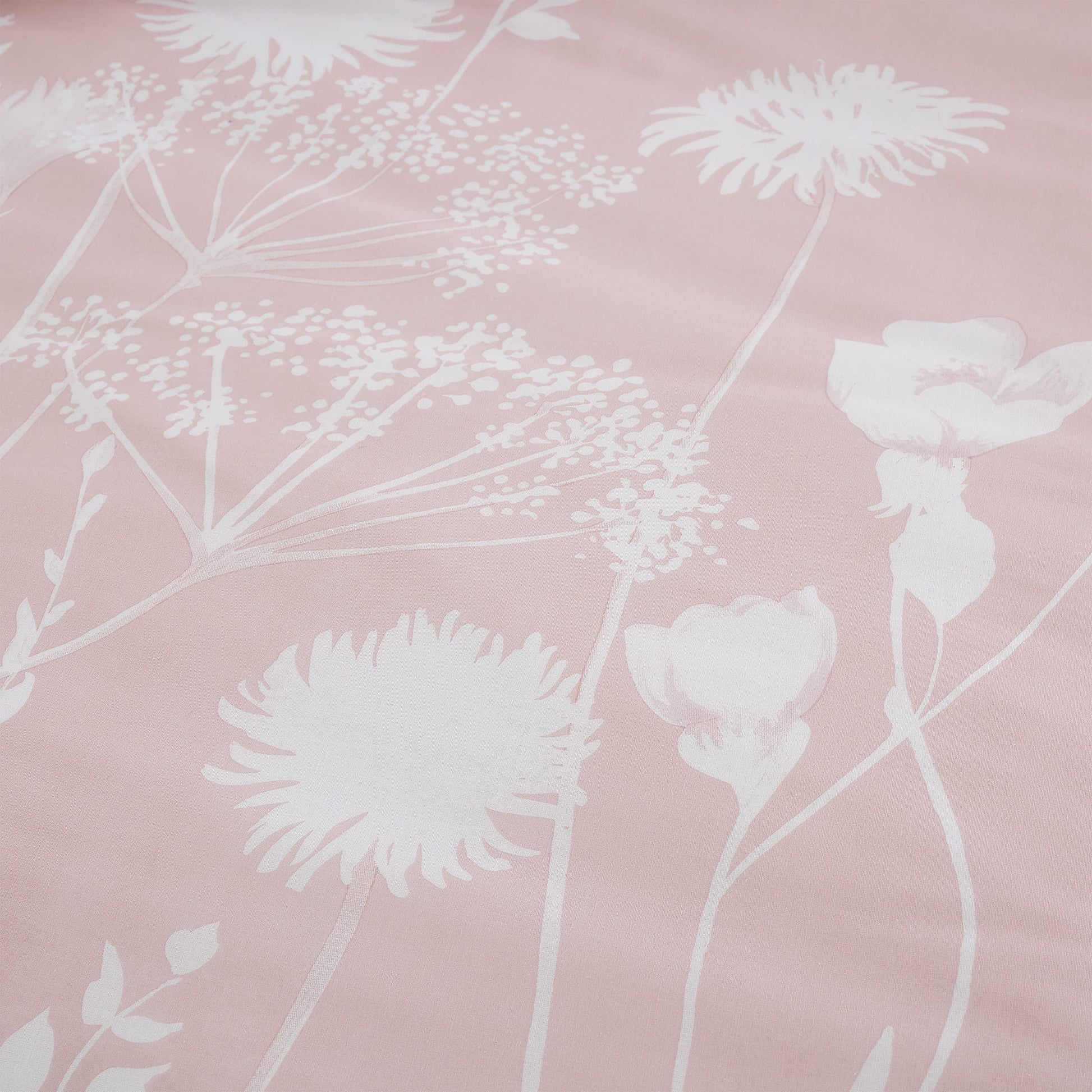 Catherine Lansfield Meadowsweet Floral Reversible Duvet Cover Set with Pillowcase - Comfort Style