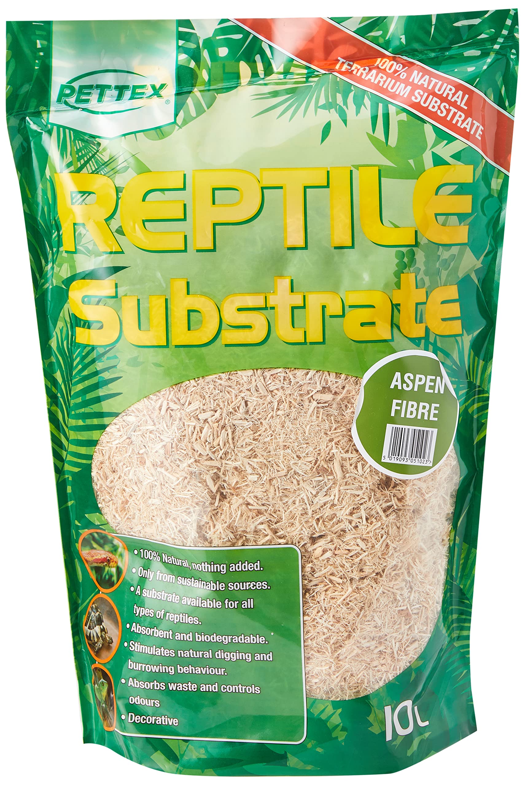 Pettex Reptile Substrate - Beech Chips 10L