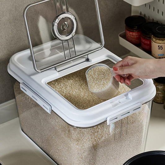 Airtight Pet Dry Food Container Animal Cat Dog Grain Storage Bin Box Dog Puppy Cat Dry Food Snack Dispenser Box Cat Dog Treat Tin - Comfort Style