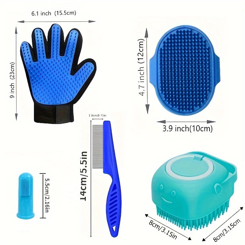 8-Piece Pet Grooming Kit for Dogs