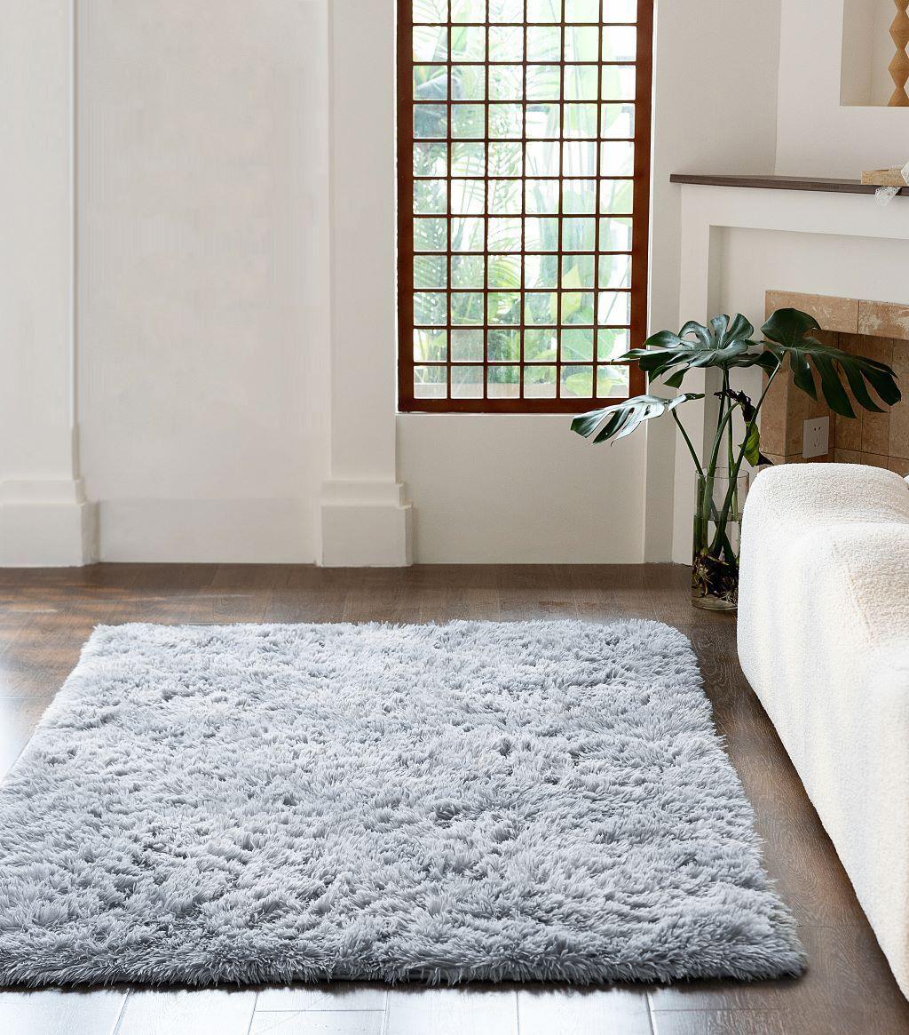 Plush Shaggy Cuddle Rug - Non-Slip High Pile Fluffy Area Rug - Soft Touch Rugs for Living Room Bedroom Hallway Runner Carpet - Comfort Style