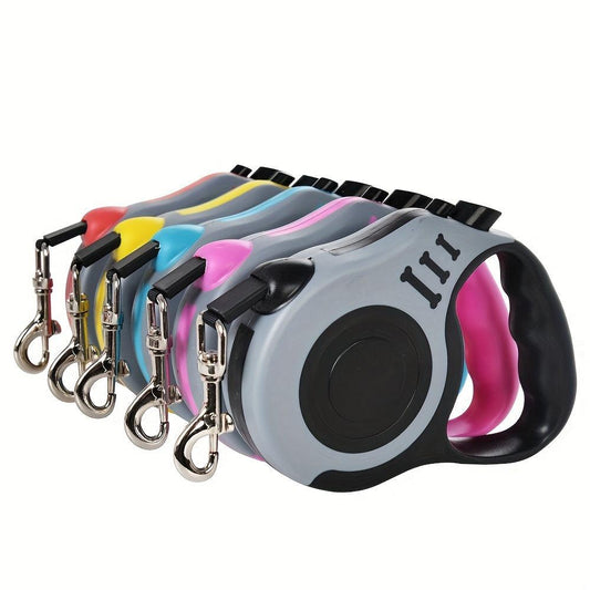 Durable Double Switch Retractable Pet Leash For Dogs - Easy Control And Comfortable Grip - Comfort Style