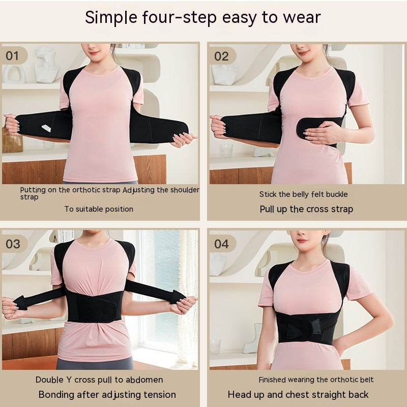 Unisex Men Women Anti-Humpback Chest Lift Brace Posture Corrector - Comfort Style
