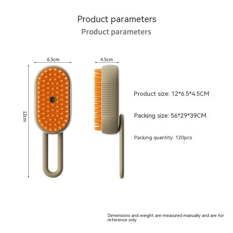 Cat Steam Brush Steamy Dog Brush 3 In 1 Electric Spray Cat Hair Brushes For Massage Pet Grooming Comb Hair Removal Combs Pet Products - Comfort Style