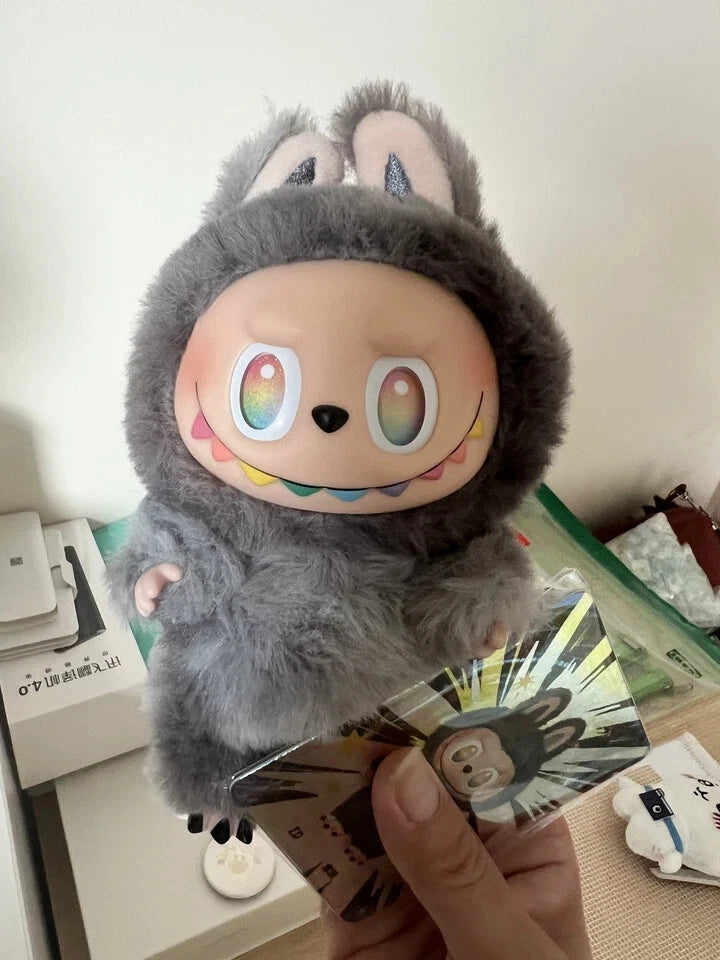 Original Labubu The Monsters V3 Big Into Energy Series Dolls Plush Toys Keychains