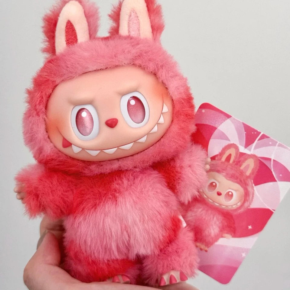 Original Labubu The Monsters V3 Big Into Energy Series Dolls Plush Toys Keychains
