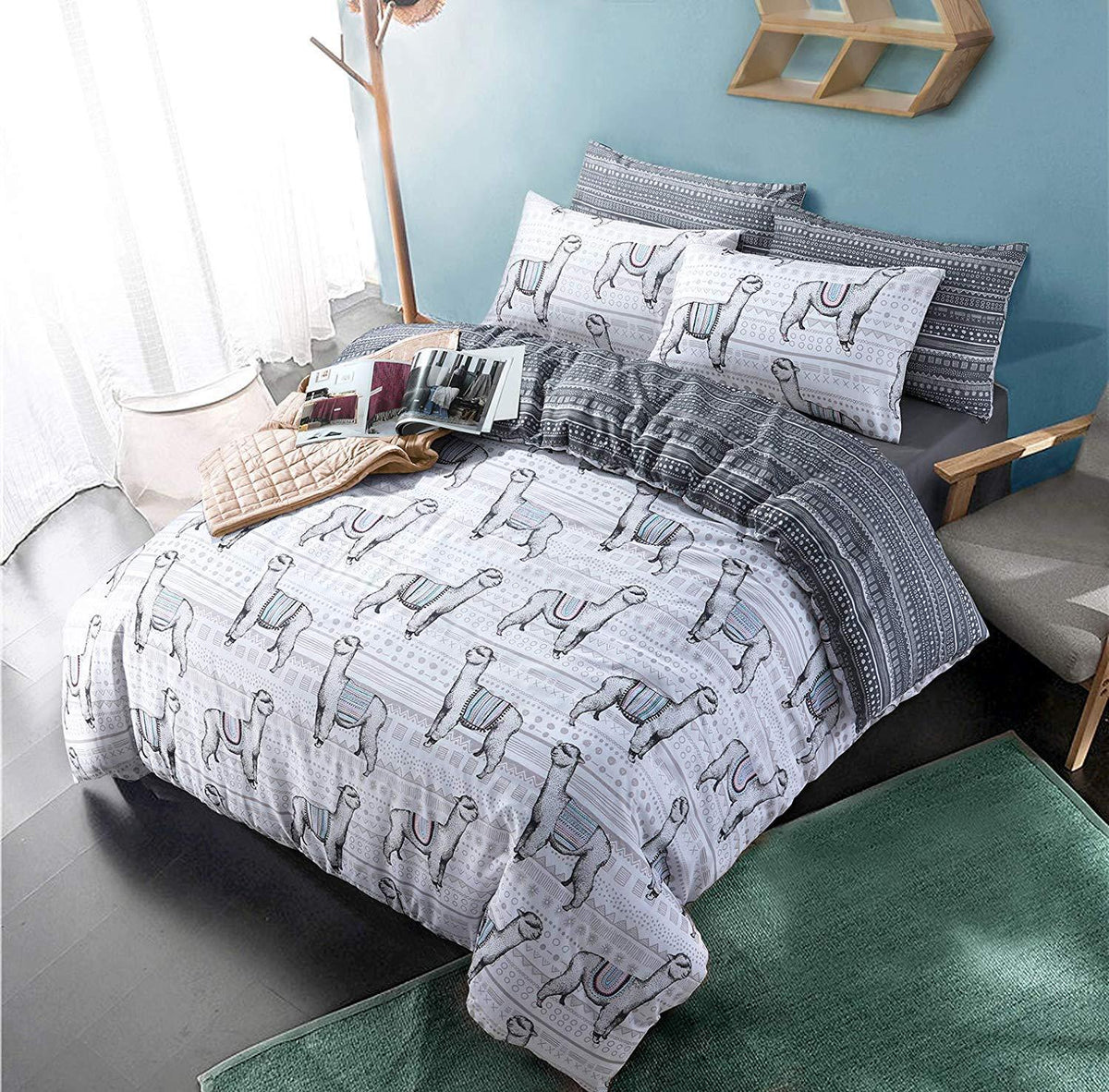 Luxury Duvet Covers Warm Reversible Bedding With Matching Pillow Cases - Comfort Style