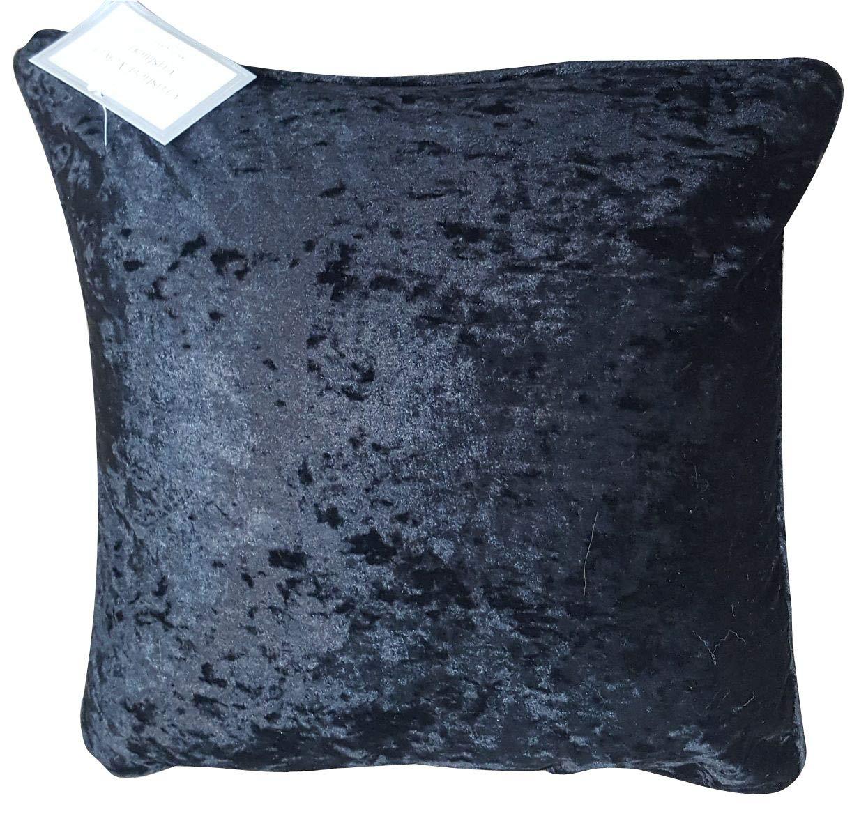 Decorative Crushed Velvet Glossy Cushion Pure Polyester Filled Soft Cushions - Comfort Style