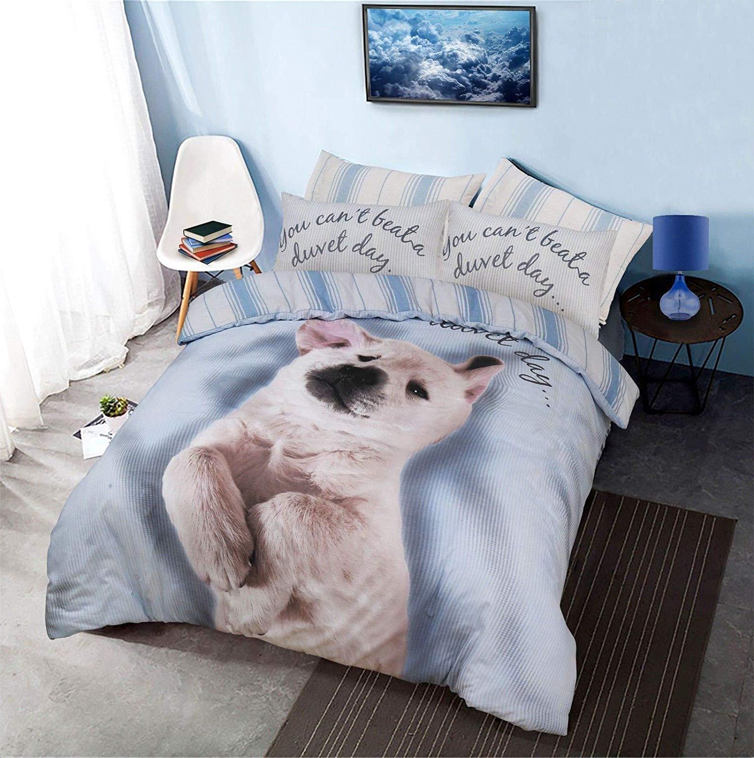 Luxury Duvet Covers Warm Reversible Bedding With Matching Pillow Cases - Comfort Style