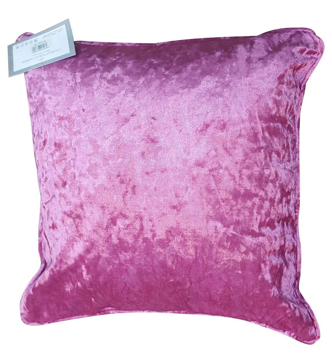 Decorative Crushed Velvet Glossy Cushion Pure Polyester Filled Soft Cushions - Comfort Style