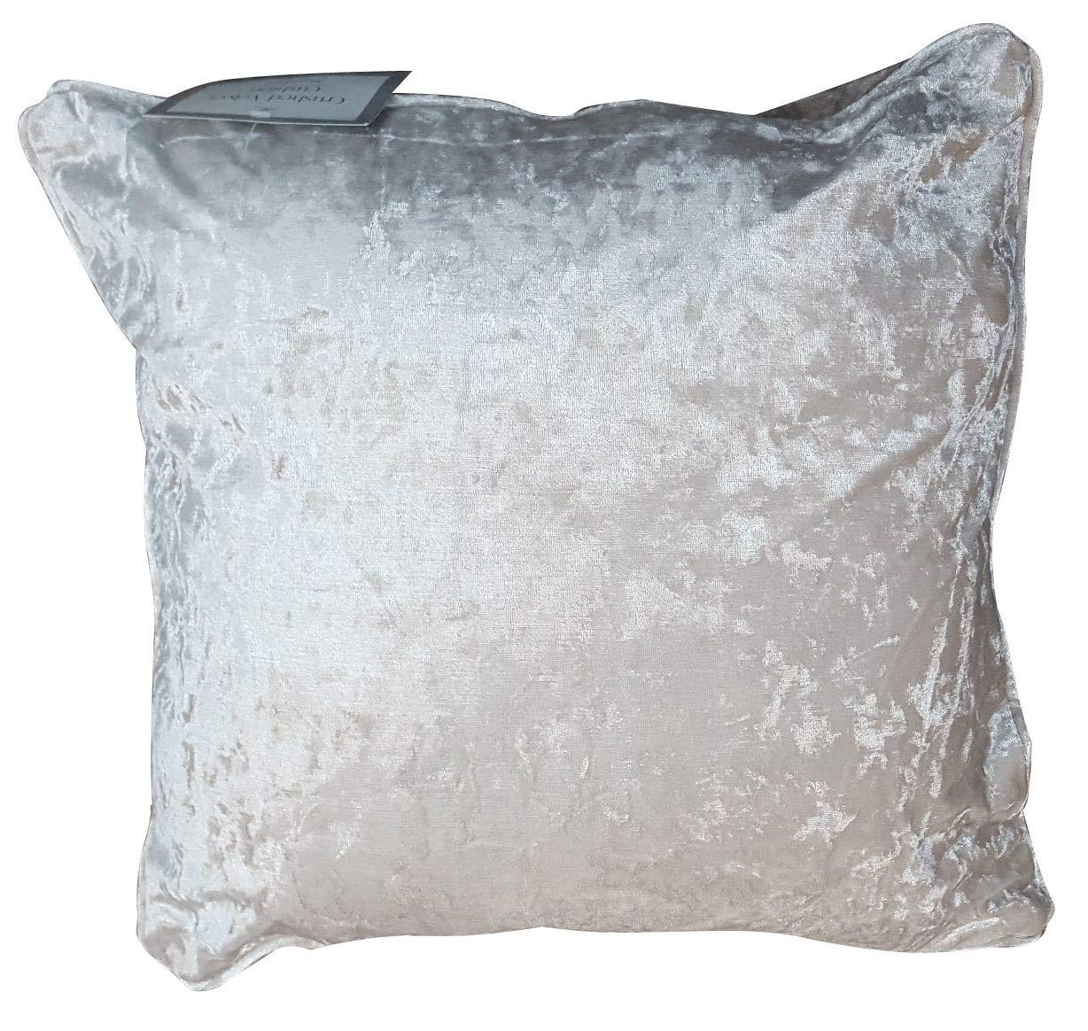 Decorative Crushed Velvet Glossy Cushion Pure Polyester Filled Soft Cushions - Comfort Style