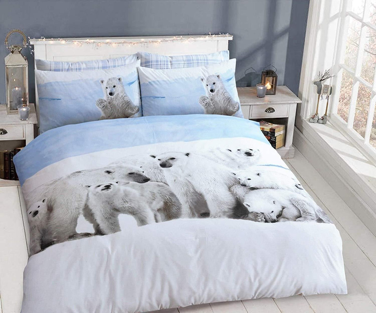 Luxury Duvet Covers Warm Reversible Bedding With Matching Pillow Cases - Comfort Style