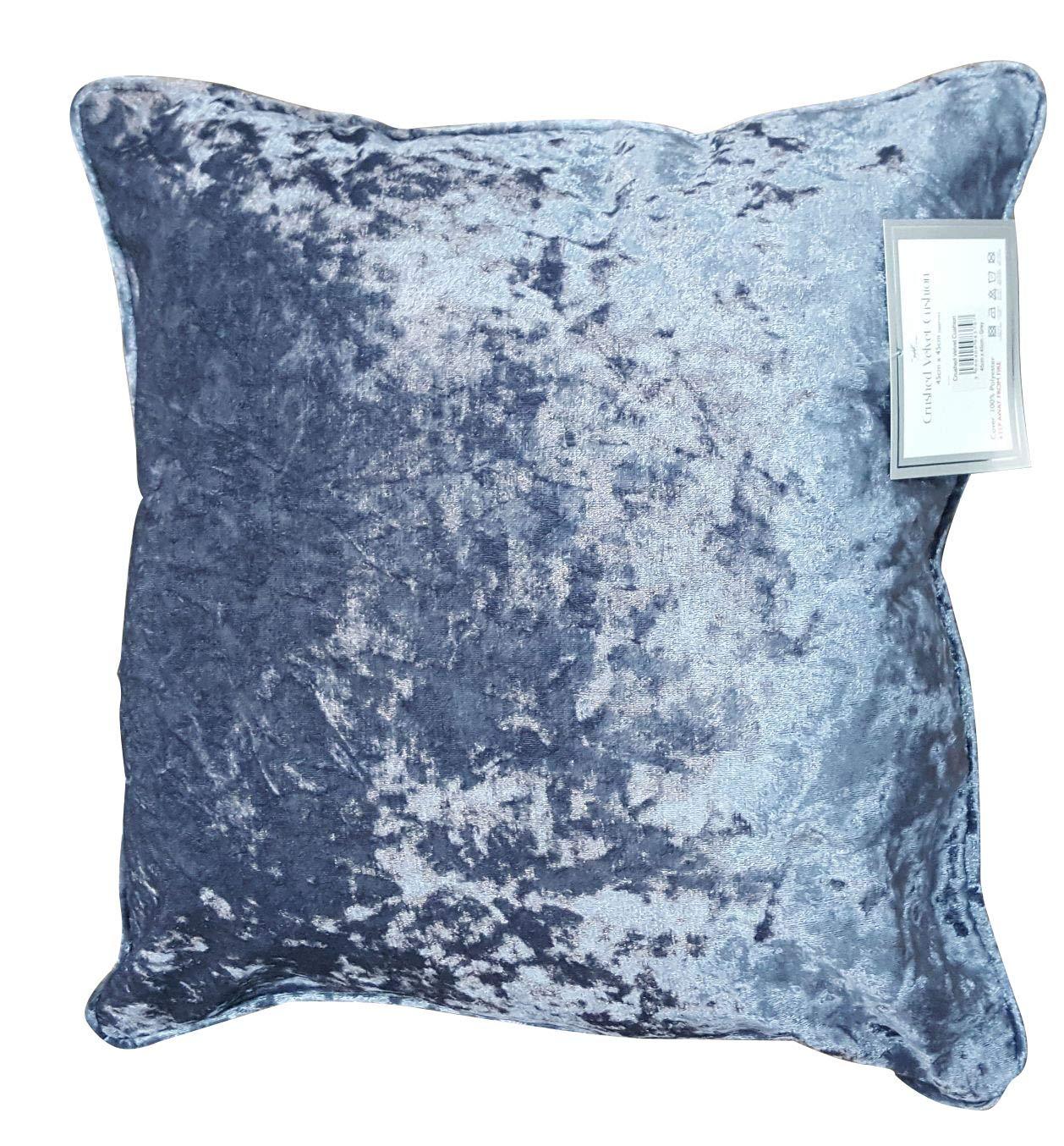 Decorative Crushed Velvet Glossy Cushion Pure Polyester Filled Soft Cushions - Comfort Style