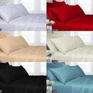 T250 Satin-Stripe FITTED Bed Sheets 100% COTTON
