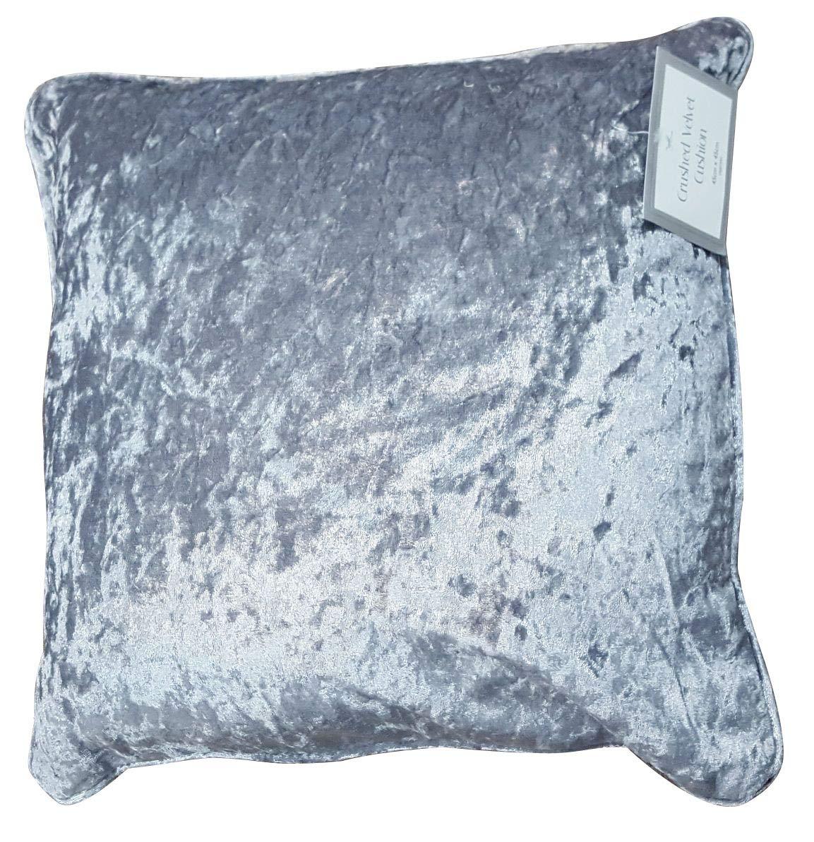 Decorative Crushed Velvet Glossy Cushion Pure Polyester Filled Soft Cushions - Comfort Style