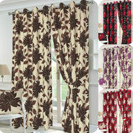 Luxury SEREN Pair of Fully Lines Ready Made CURTAINS