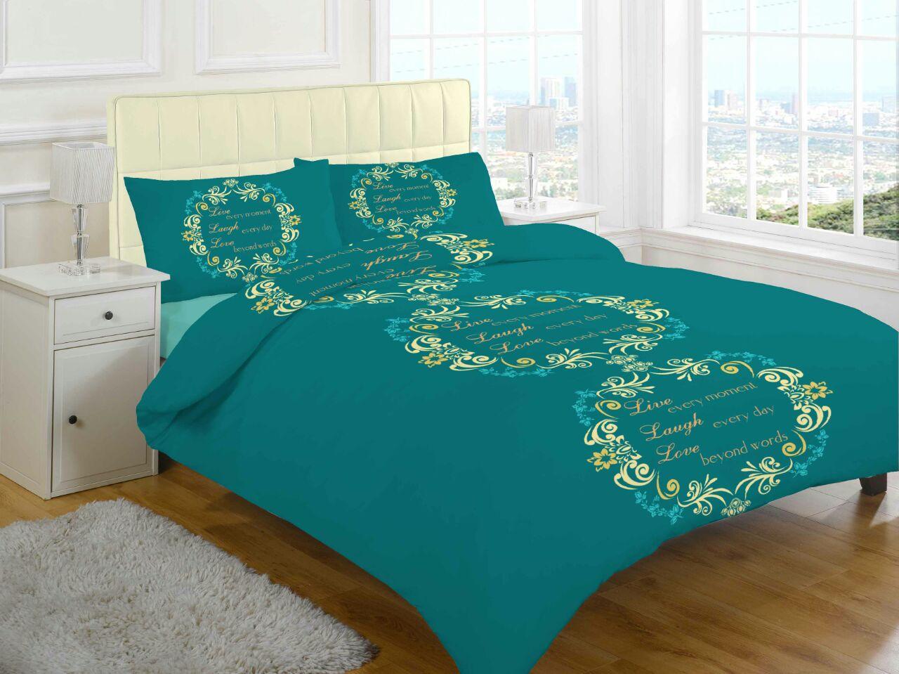 FLANNELETTE 3pc Printed SHEETS SET (Fitted + Flat + Pillowcases) 100% Brushed Cotton - Luxury ComfortStyle