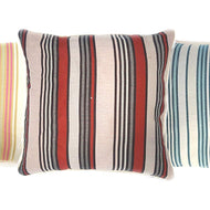 SUPER FINE QUALITY 18"X18" 100% POLYESTER STRIPES LUXURY CUSHIONS & CUSHION CASES