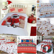 Luxury CHRISTMAS FESTIVE Duvet / Quilt Cover Bedding SETS with FREE Pillowcases ~ XMAS Gift Idea - Luxury ComfortStyle