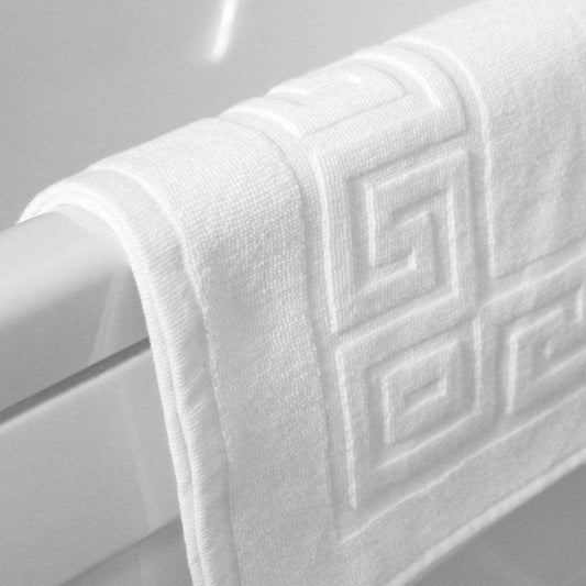 Luxurious 100% Cotton BATH MATT ~ SUPER 1000GSM for Extra Absorbent ~ Size 50cm x 75cm & White Color - Comfort Style