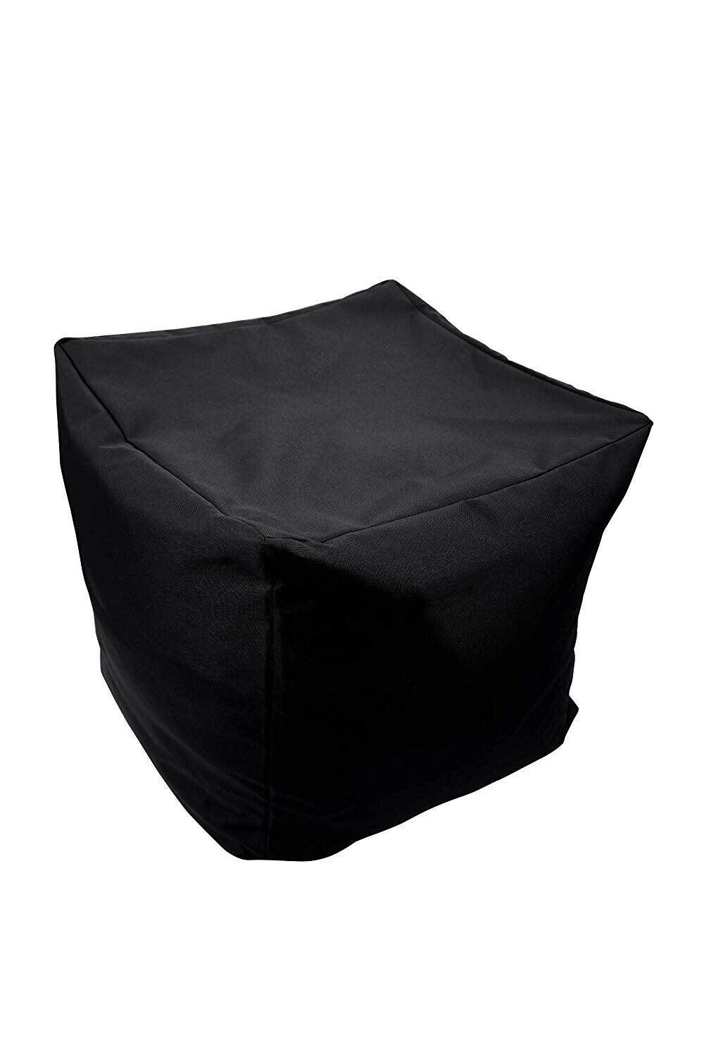 Waterproof Cube Bean Bag Indoor & Outdoor Medium Size Footstool Pouffe Beanbags - Comfort Style