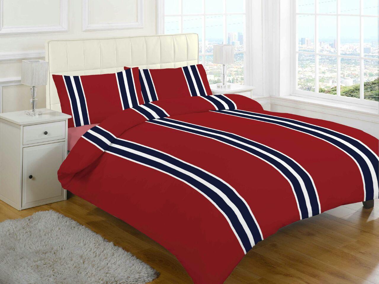 FLANNELETTE 3pc Printed SHEETS SET (Fitted + Flat + Pillowcases) 100% Brushed Cotton - Luxury ComfortStyle