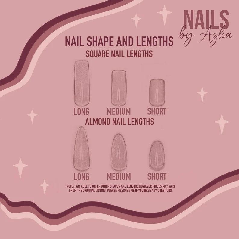 Classic French Tip Reusable Press On Nails - Comfort Style