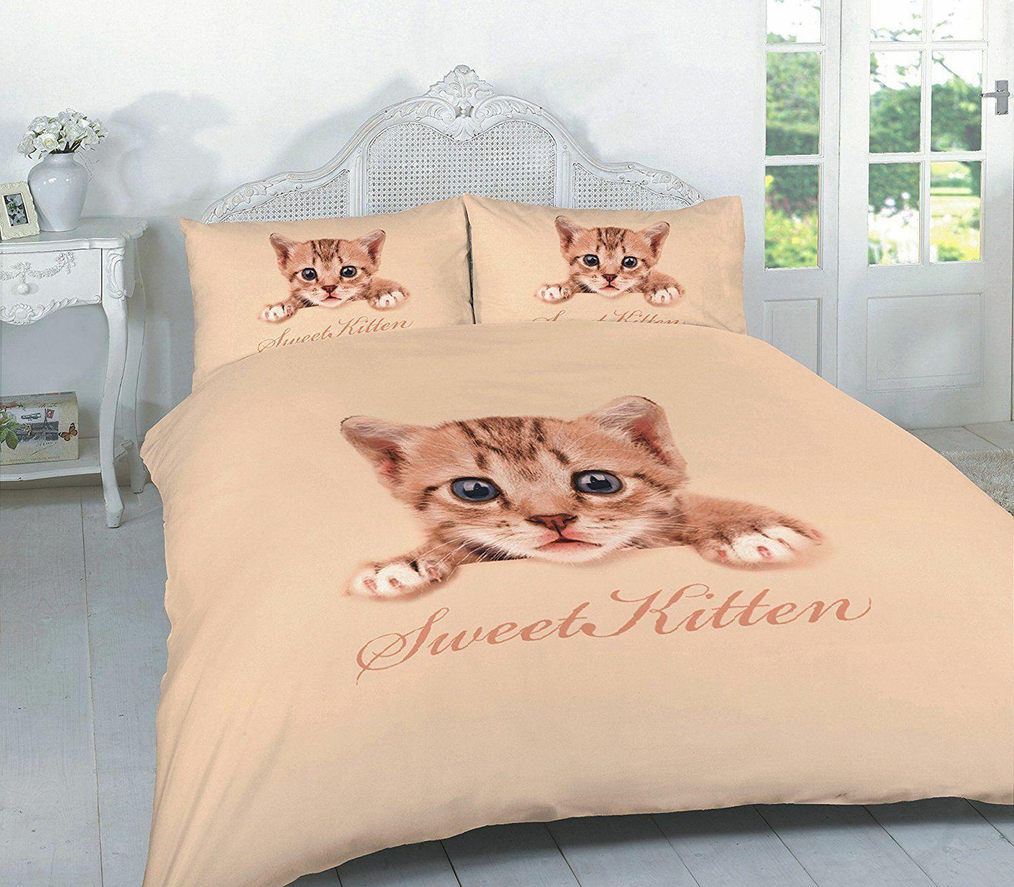 3D Duvet Cover Sets (Dolphin, Penguin, Pug & Kitten) PolyCotton - Comfort Style
