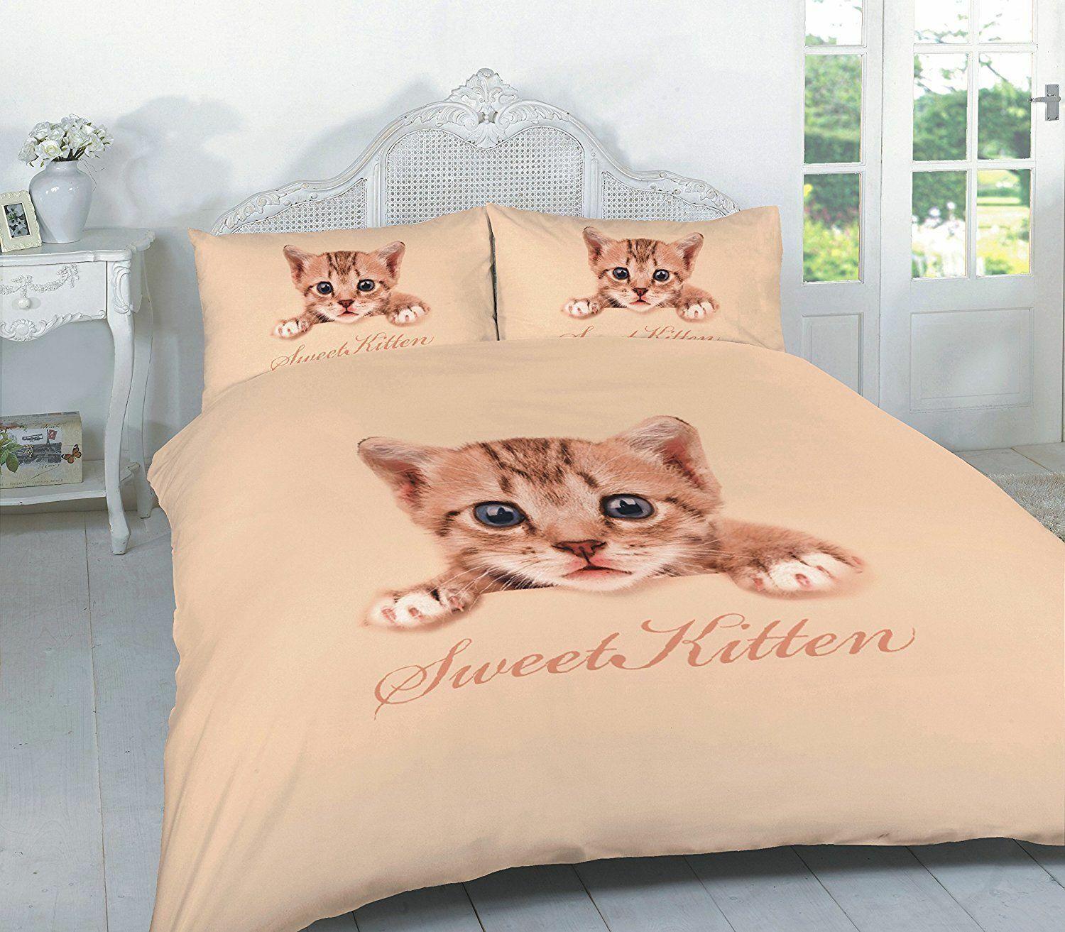 3D Duvet Cover Sets (Dolphin, Penguin, Pug & Kitten) PolyCotton - Comfort Style
